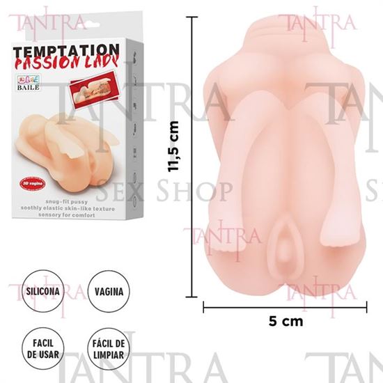 Masturbador masculino de TPR Material con funcion de apretar y encoger